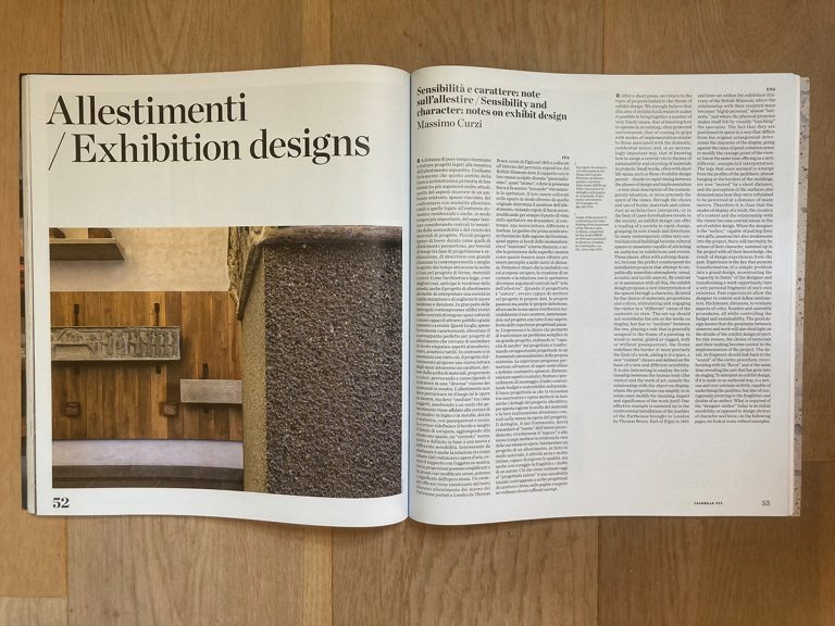 Inside of Casabella’s April edition with write up of WWM’s design for Wildlife Photographer of the Year 58