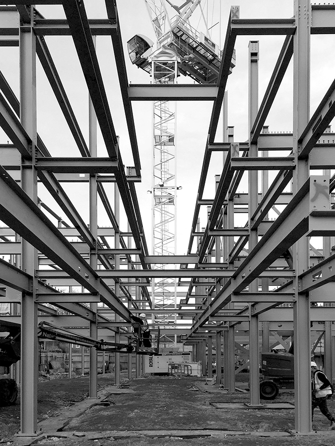 Cremer Street under construction