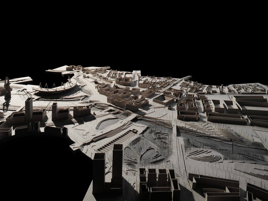 Study model: view from East from the Athletes’ Village