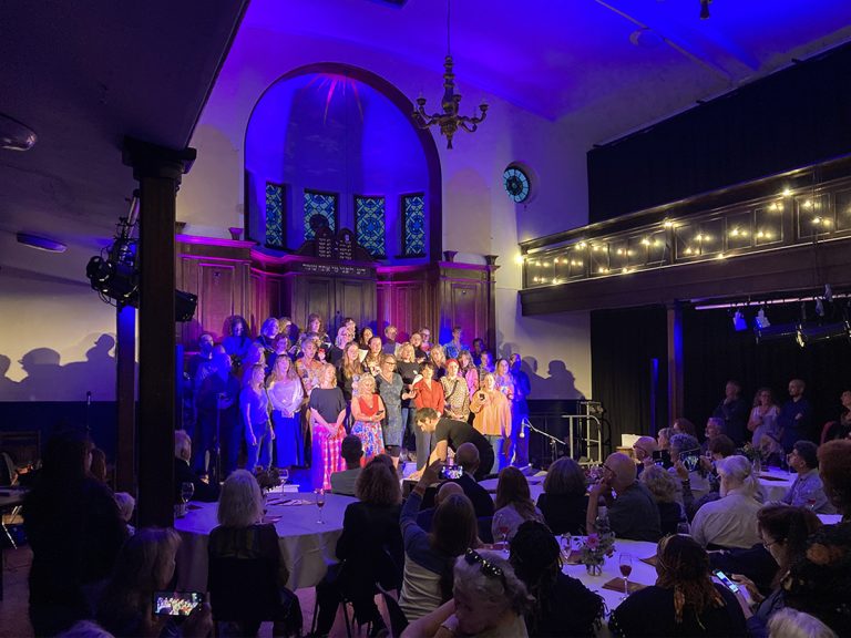 Choir onstage at Ark, Margate