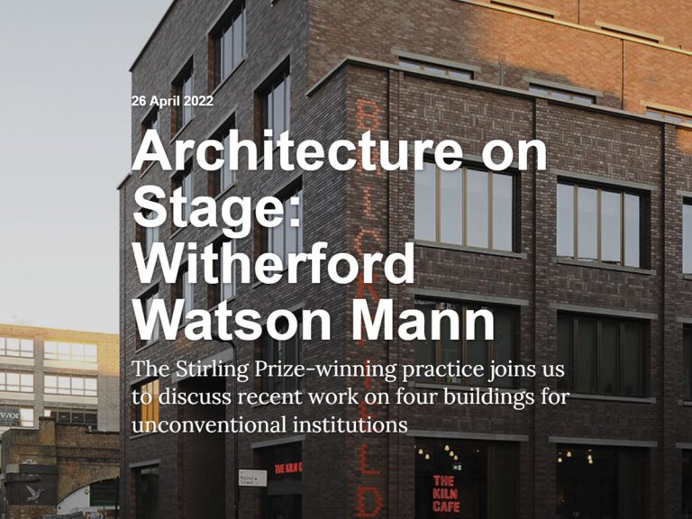 Poster advertising WWM's lecture at the Barbican Hall