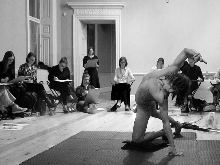 Life drawing class at the Courtauld