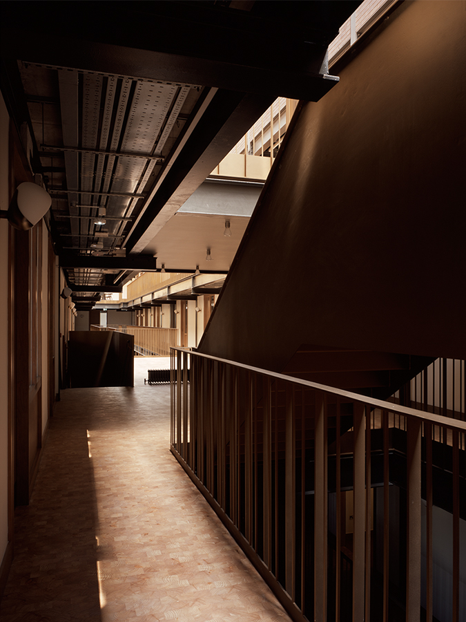 ‘Brickfields’ for the Workspace Group, a stairwell with natural light shining