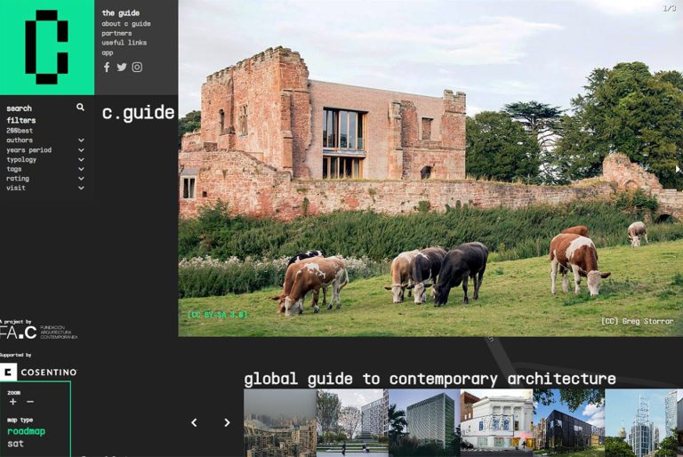 Screenshot from the C.guide website