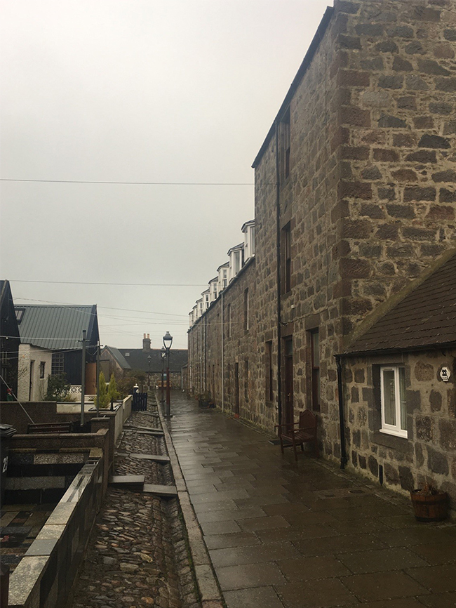 Footdee in Aberdeen, a residential street