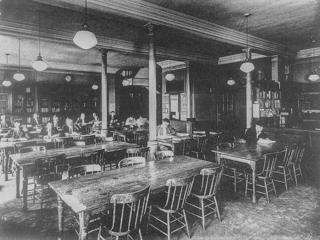 Archive photo: the first floor reference library