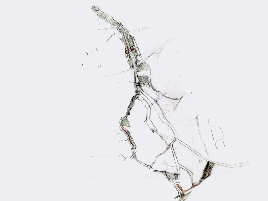 Study of site structure: the meanders of the Old River Lea (+3.0 AOD)