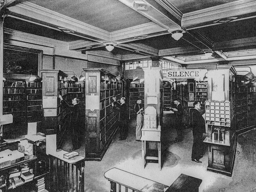 Archive photo: the ground floor reading room