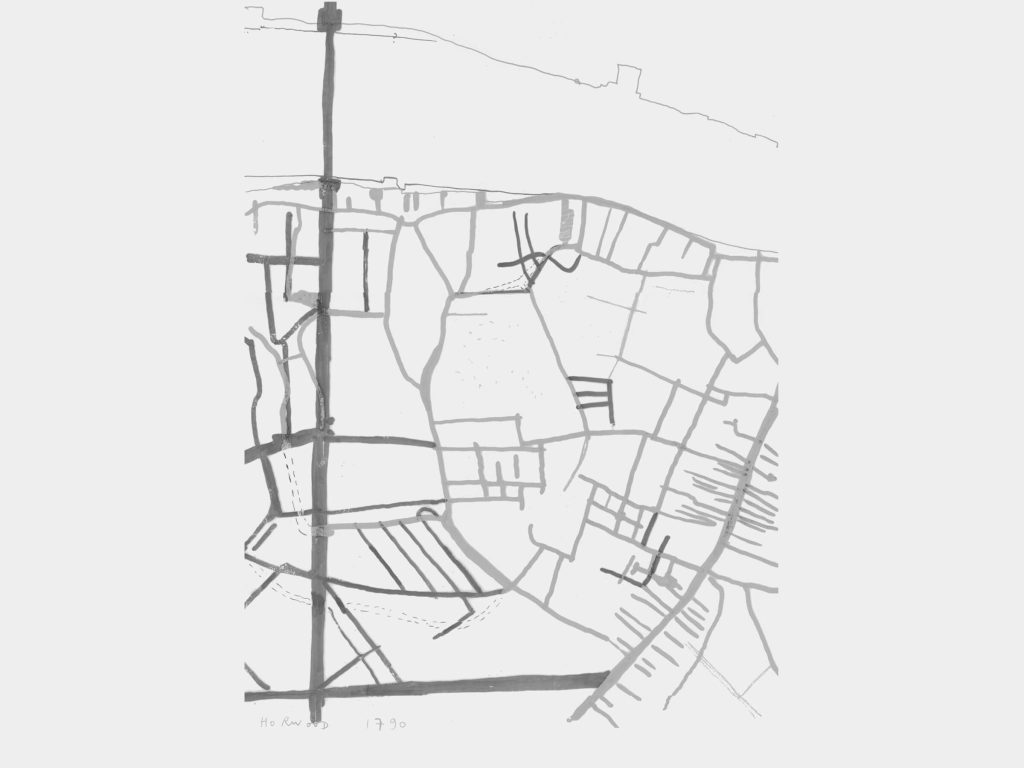 Historical evolution: 1790, Georgian avenues