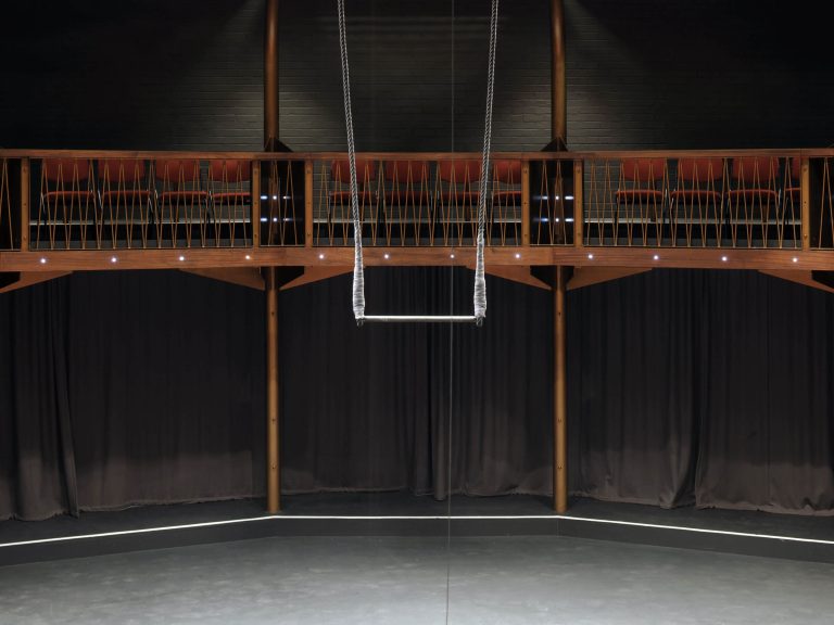 Acrobat's swing at the Albany