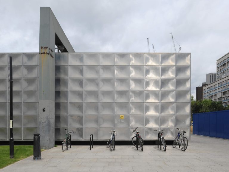 Metal structure outside Elephant and Castle station
